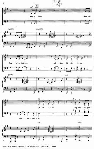 Lion king satb_medley