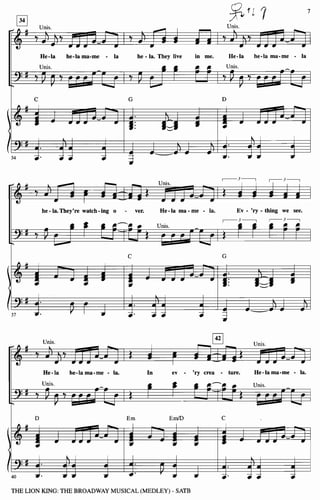 Lion king satb_medley