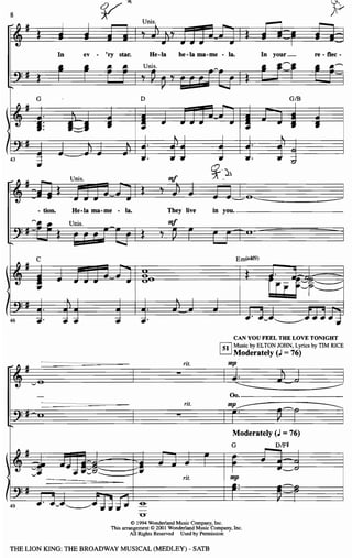 Lion king satb_medley