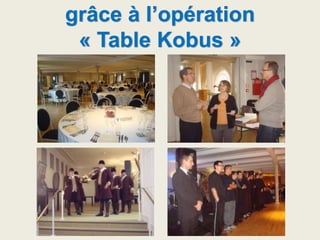 grâce à l’opération
« Table Kobus »
 