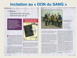 Incitation au « DON du SANG »
 