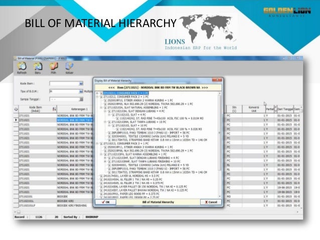 jalan surat logistik Indonesia ERP Lions
