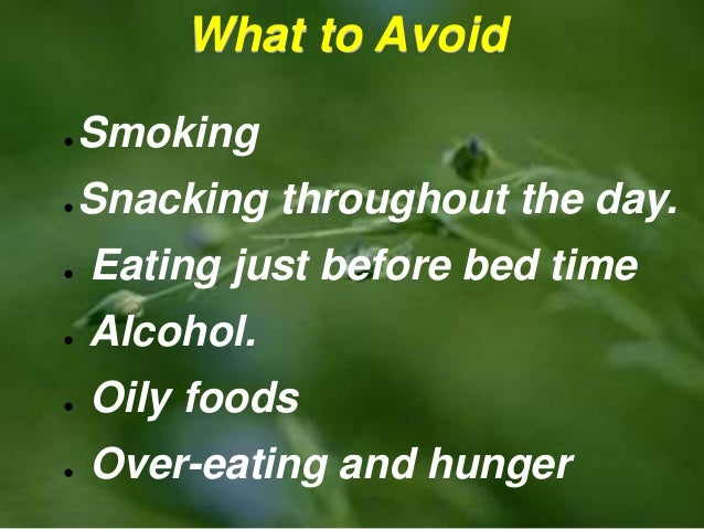 Eating Oily Foods Before Bed Eating Oily Foods Before Bed