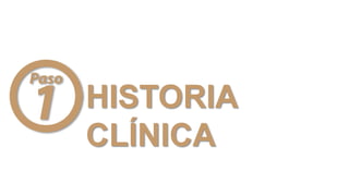 HISTORIA
CLÍNICA
 