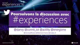 @microsoftfrance @Technet_France @msdev_fr
@danvy @connit_iot @actility @energisme
N° 58
 