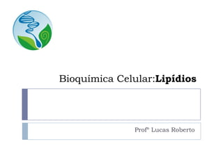 Bioquímica Celular:Lipídios
Profº Lucas Roberto
 