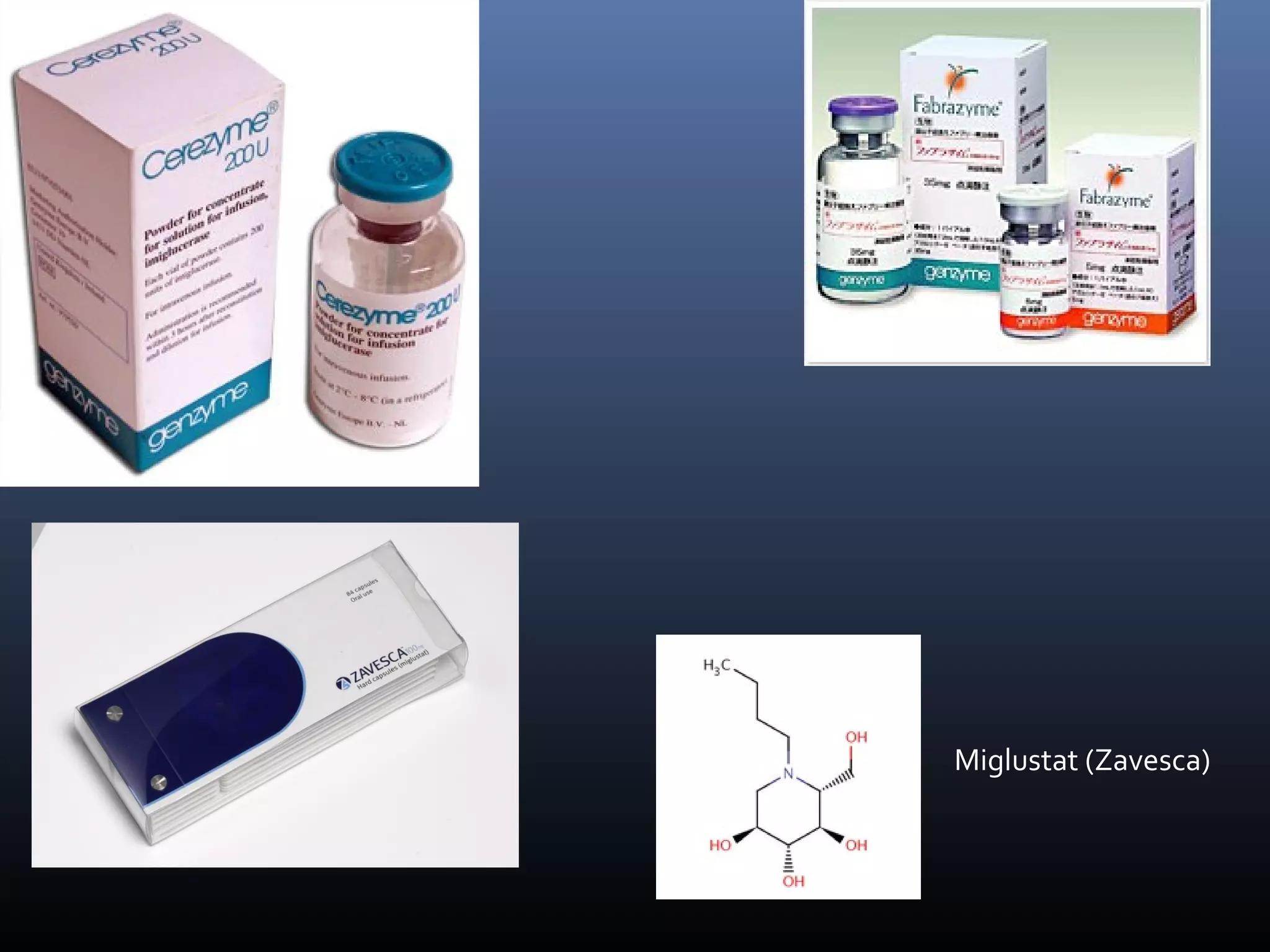 Miglustat (Zavesca)

 