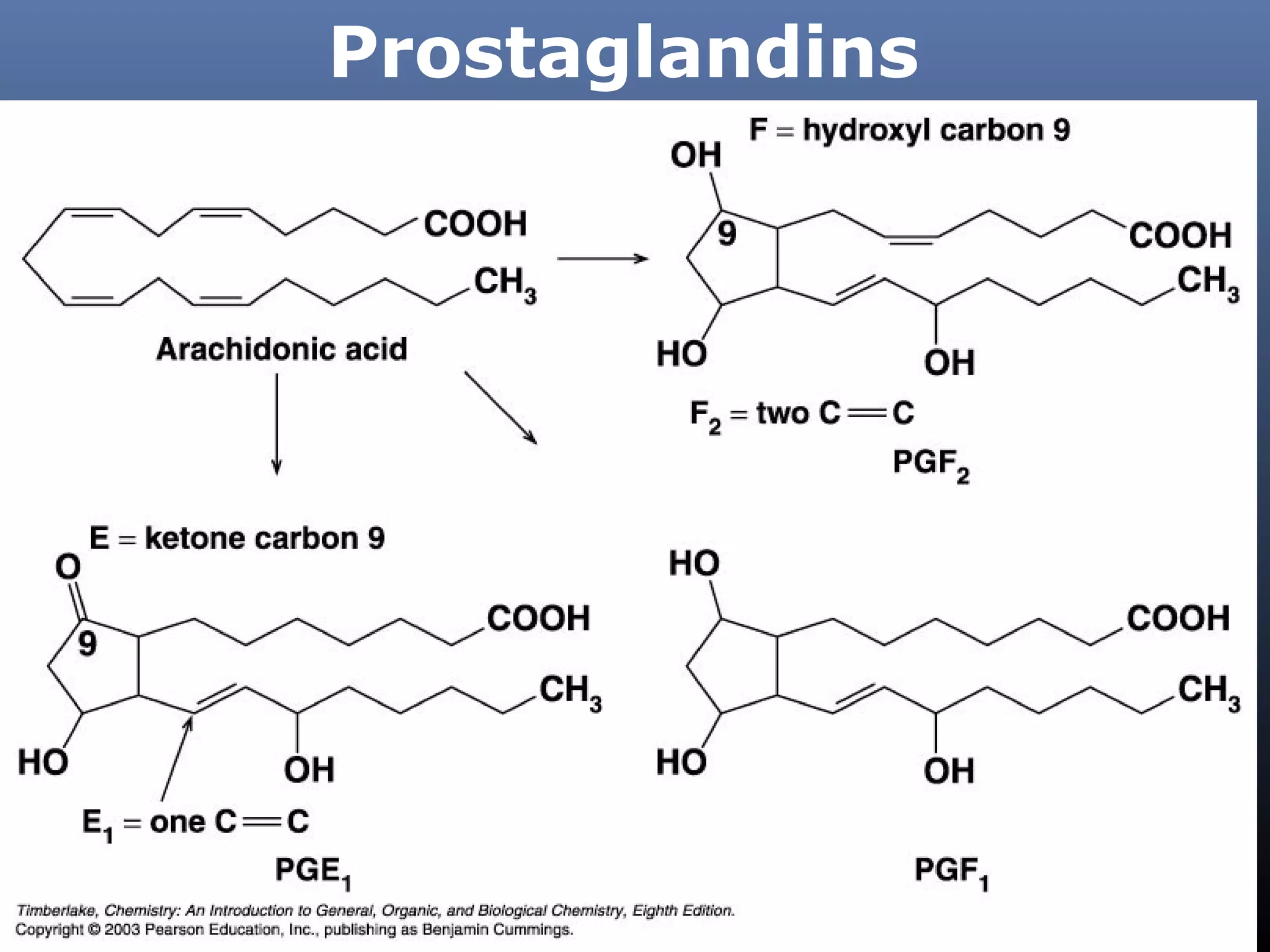 Prostaglandins

 