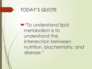 Comprehensive Overview of Lipid Metabolism Disorders: Pathophysiology ...