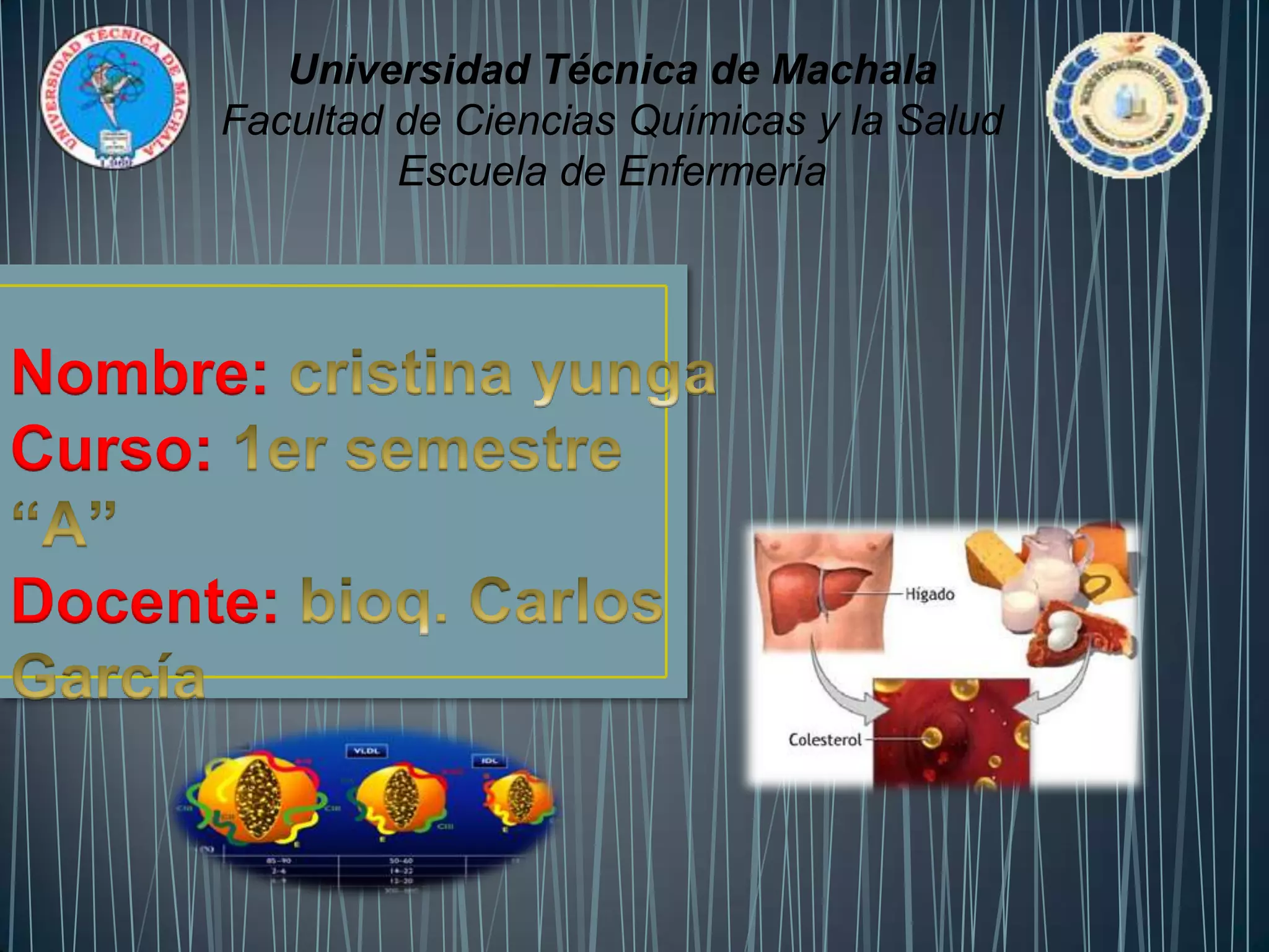 Universidad Técnica de Machala
Facultad de Ciencias Químicas y la Salud
Escuela de Enfermería
Nombre:
Curso:
Docente: