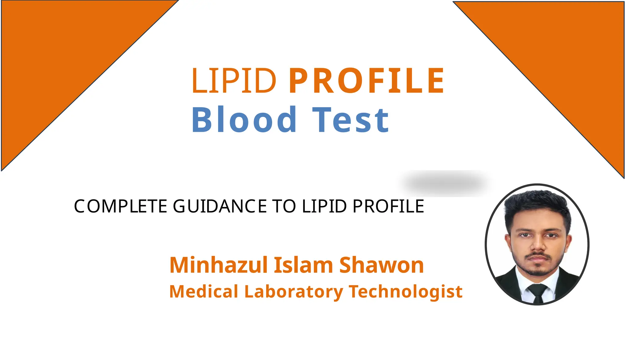 "Lipid Profile Comprehensive Blood Test for Cholesterol, HDL, LDL