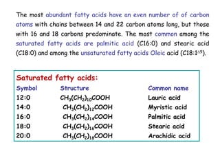 Lipids Lipids