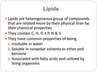 Lipids of physiologic significance | PPTX