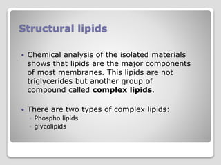 Lipids introduction. | PPTX