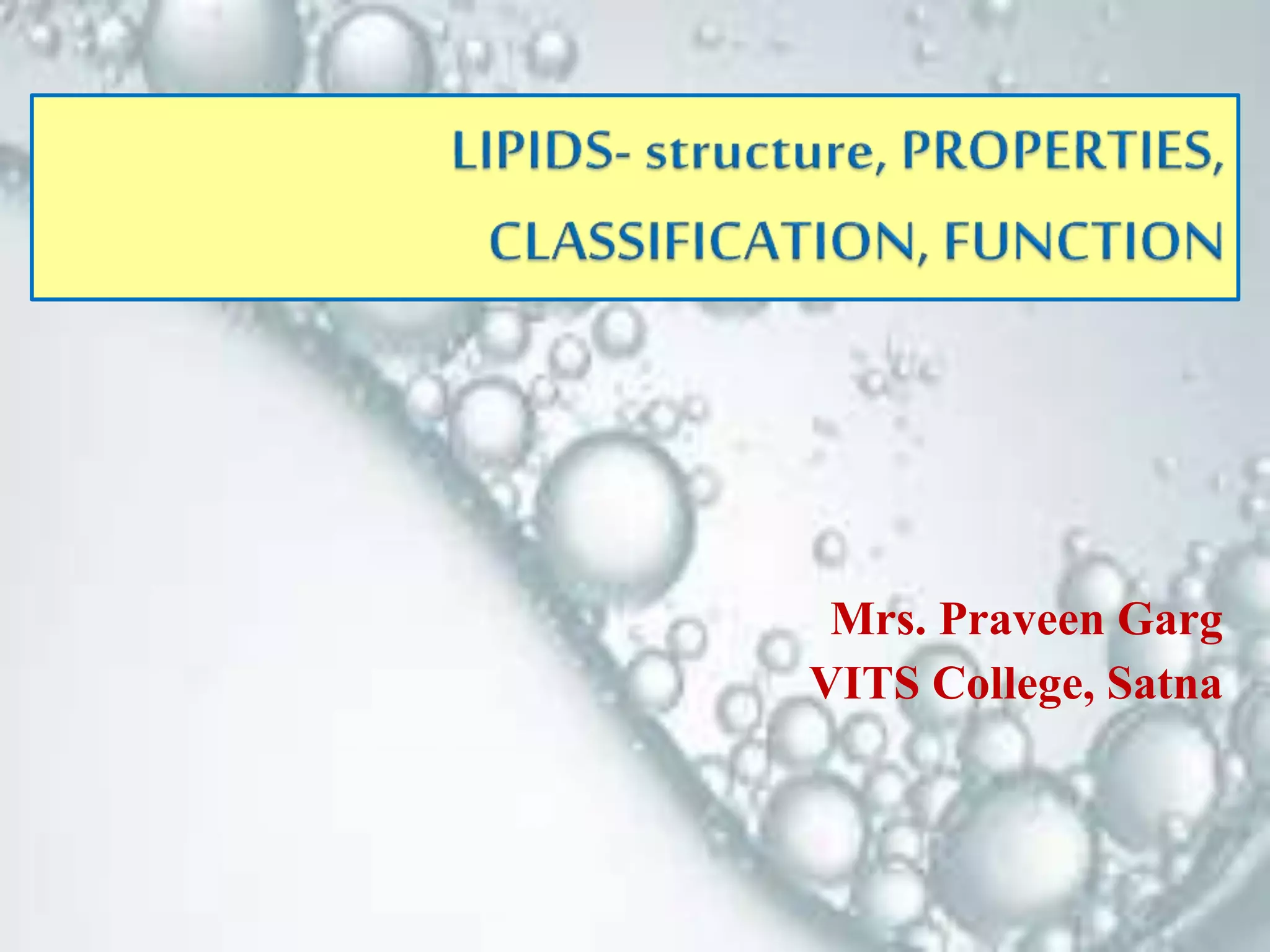 Mrs. Praveen Garg
VITS College, Satna
 