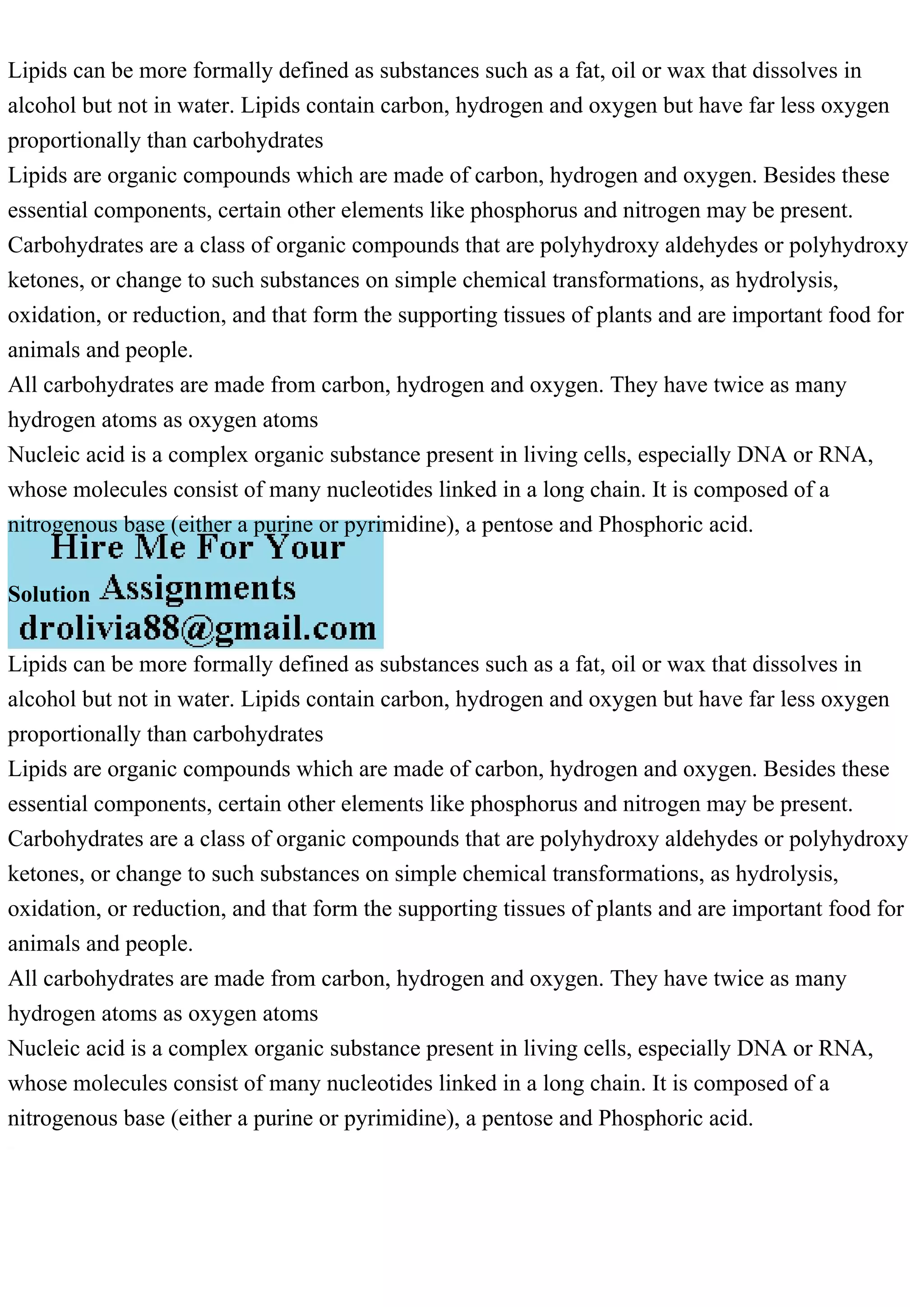 Lipids can be more formally defined as substances such as a fat, oil.pdf