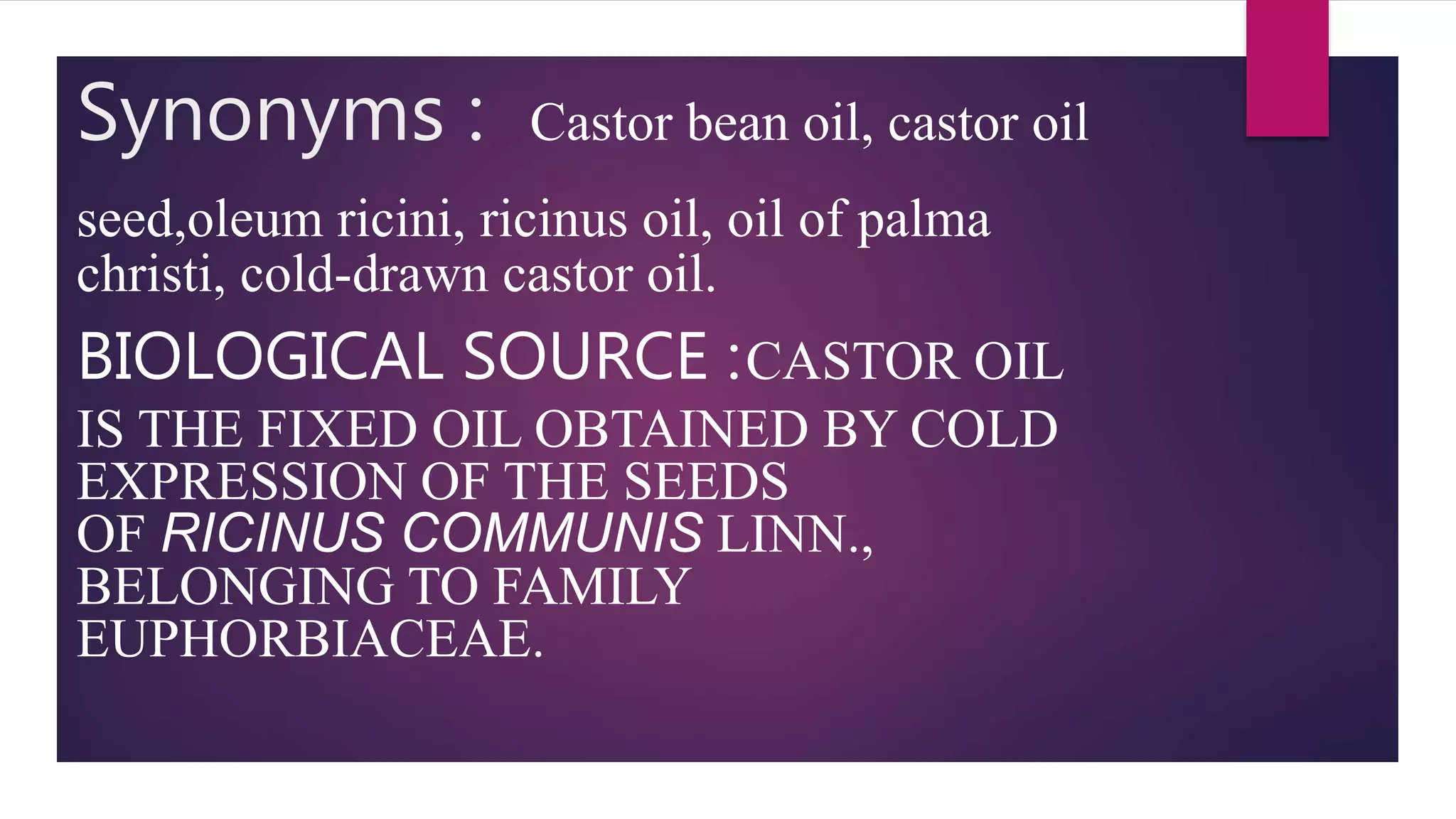 lipids(castor oil ).pptx