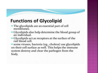 Lipids : classification and types