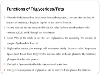 Lipid Structure and Function Biochemistry | PDF