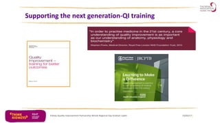 Supporting the next generation-QI training
23/03/17Kidney Quality Improvement Partnership Wmids Regional Day-Graham Lipkin
 