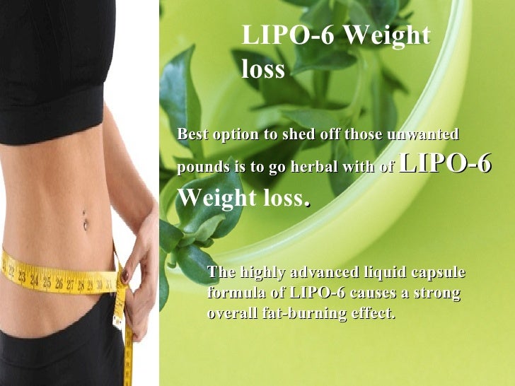 LIPO6 Weight loss