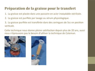 Instrumentation pour la purification (un peu de cui-
sine!!)

                                              Une cupule.
                                              Une passoire.
                                              Une cuillère.
                                              Un flacon de sérum physio-
                                              logique.
 