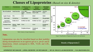 Overview of Lipoprotein Metabolism and Lipid Transport Mechanisms | PPTX