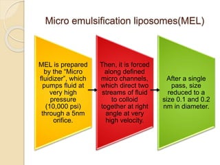 Liposomes | PPTX