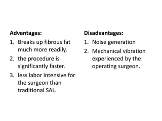 Liposuction by various method | PPTX