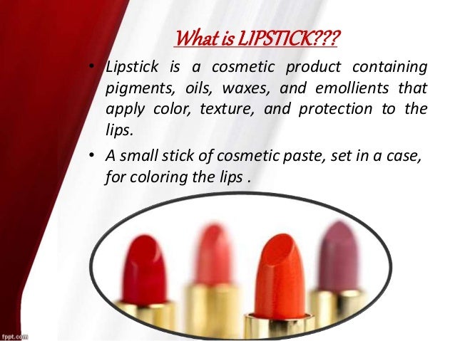 Launching Presentation Of Lipstick