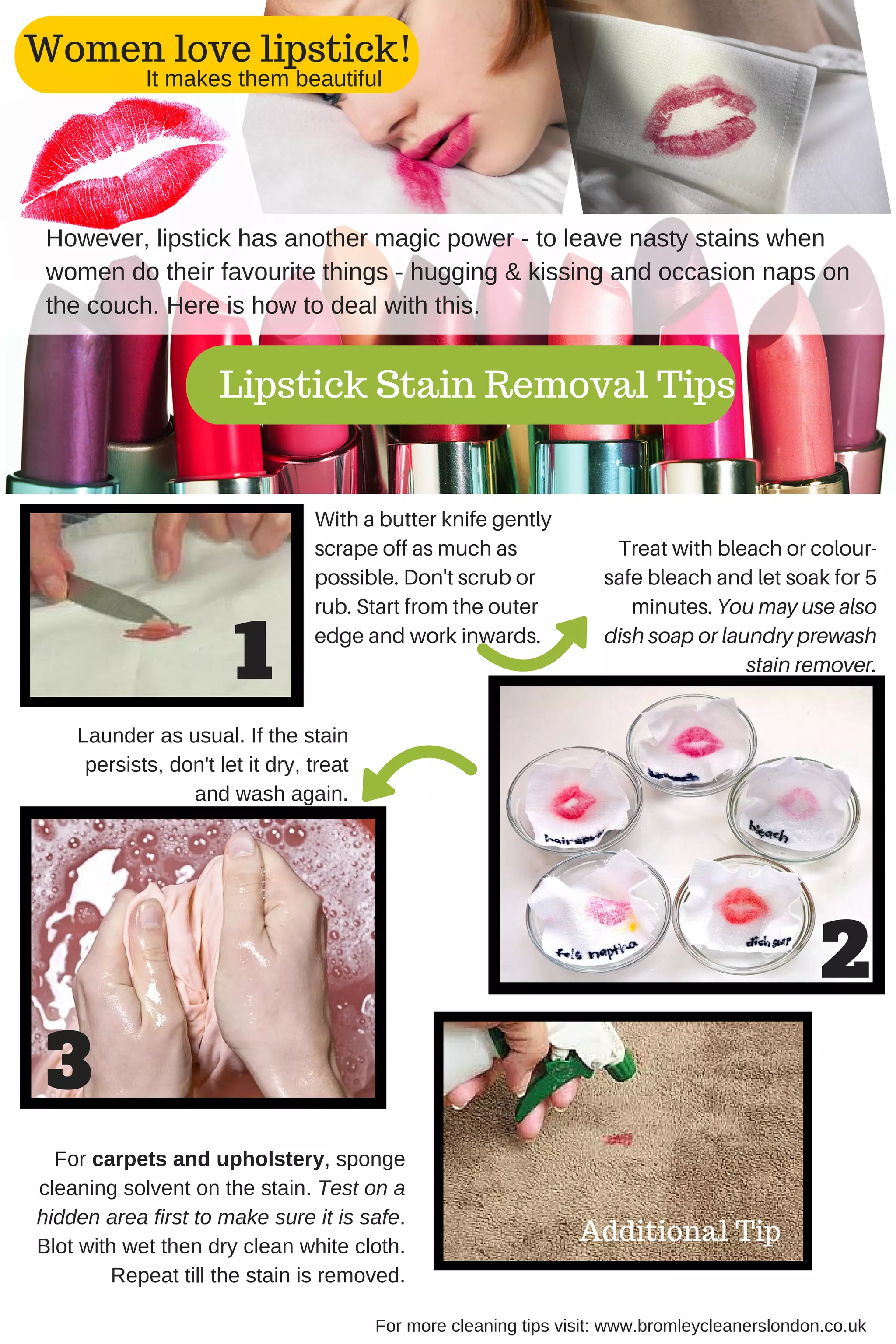 Lipstick stain removal tips and tricks PDF