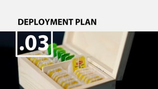 .03
DEPLOYMENT PLAN
 