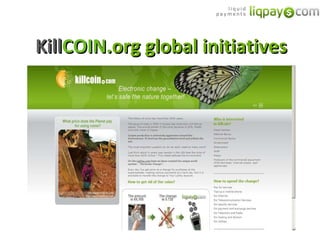 Kill COIN. org global initiatives 