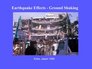 Earthquake Effects - Ground Shaking
Kobe, Japan 1995
 