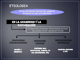 Es importante investigar determinados factores
     que pueden iniciar o perpetuar brotes
 