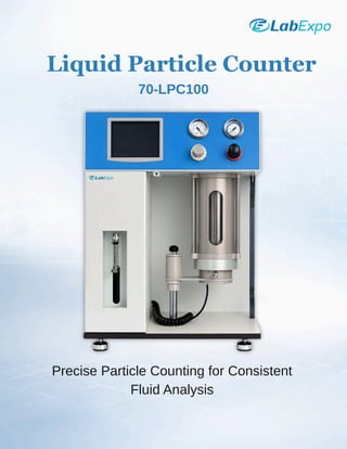 Liquid Particle Counter 70-LPC100 | Liquid Borne Particle Counter | PDF