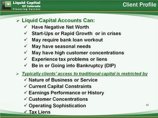 Client Profile




         13
 