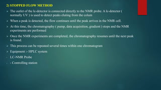 Liquid chromatography nuclear magnetic resonance spectroscopy | PPTX
