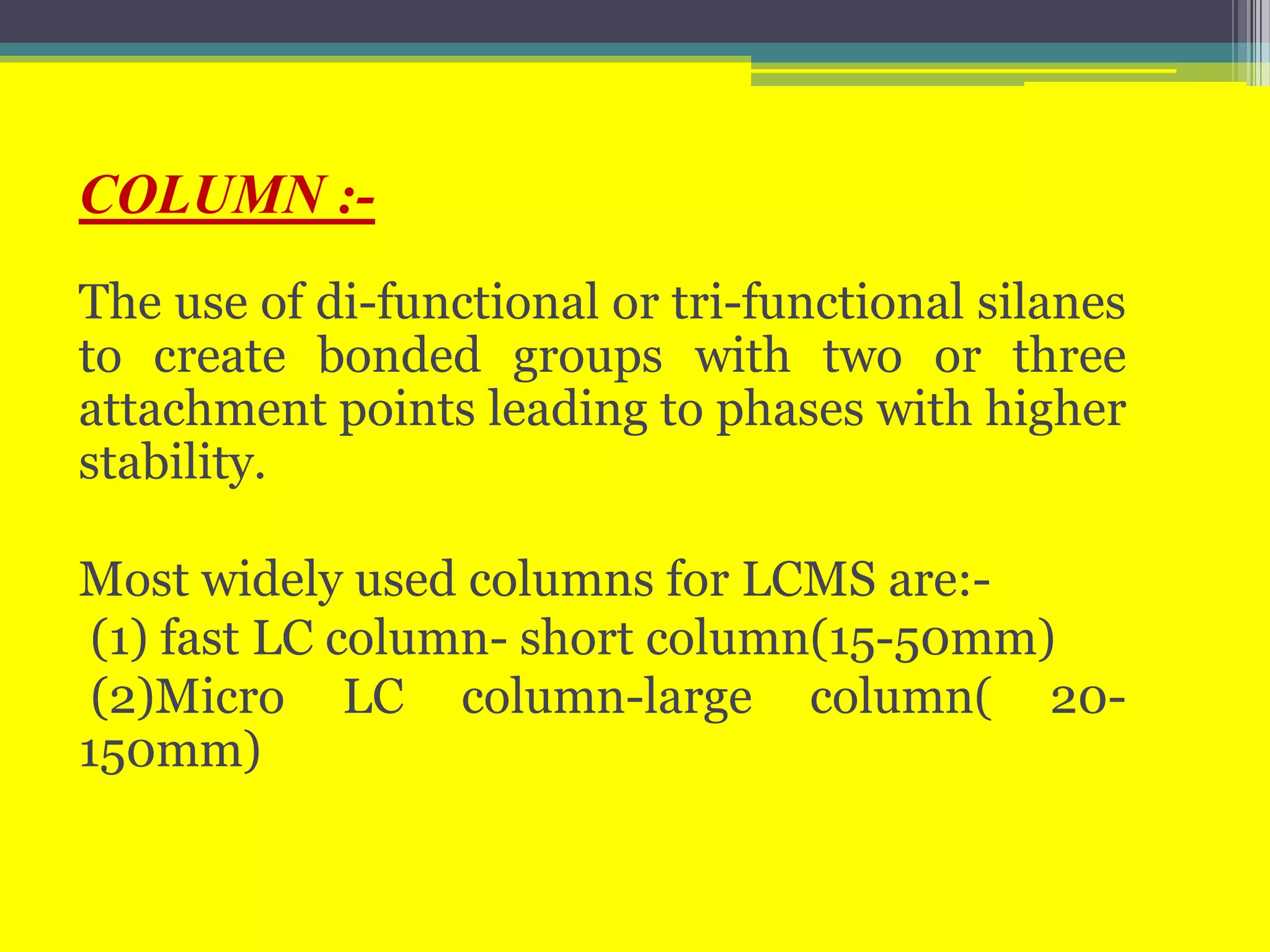 Liquid chromatography–mass spectrometry (LC-MS) BY P. RAVISANKAR | PPTX