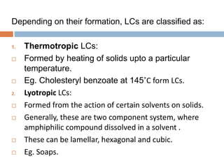 Liquid crystals | PPTX