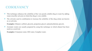 Co Solvant Examples Liquid dosage form and Excipient used in liquid dosage form. | PPTX