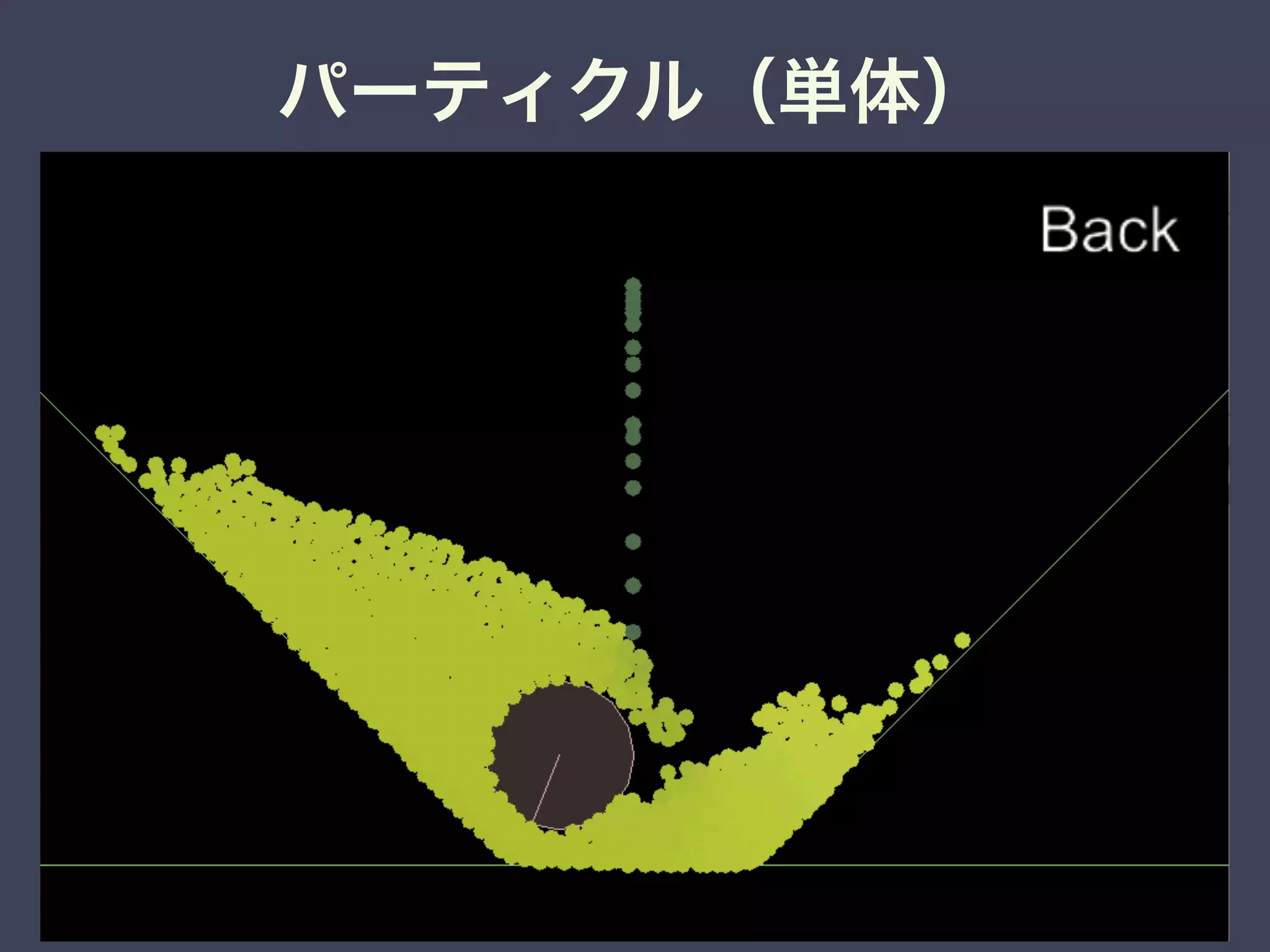 パーティクル（単体）
 