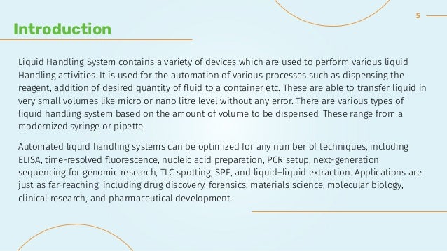Liquid handling system | PPT