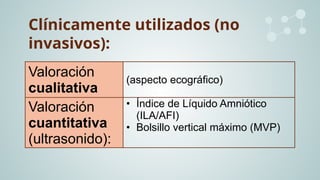 Ila Normal Fisiología y estados patológicos del líquido amniótico | PPTX