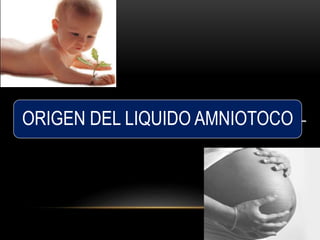 ORIGEN DEL LIQUIDO AMNIOTOCO
 
