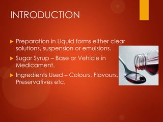 Liquid Orals Layout & Design | PPTX