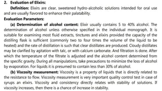 LIQUID DOSAGE FORMS - LIQUID ORALS AND IT'S PREPARATION AND EVALUATION
