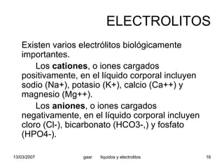 Liquidos Y Electrolitos