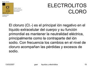 Liquidos Y Electrolitos