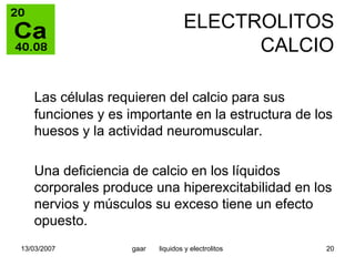 Liquidos Y Electrolitos